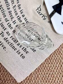 1个ins风海螺鸡尾酒杯，创意个性化独特玻璃杯，果汁杯，饮料杯 - 透明 - 查看 4