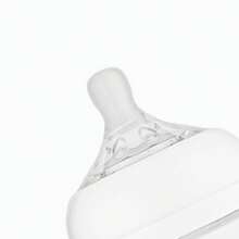 Easy Flow Baby Bottle | Anti-Colic Baby Bottle | Ultrasoft Silicone Nipple | 120ml / 270ml / 330ml | Buba - 白色 - 查看 3