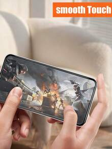 1-Piece Full Screen Anti Peeping Tempered Mobile Phone Film, Compatible With IPhone 11/12/13/14/15/16/17 Series, Anti Drop, Anti-Collision, Anti Scratch, Anti Fingerprint - Black - View 2