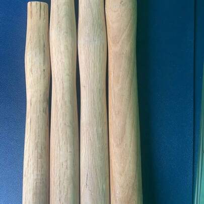 1pc Straight Head Wooden Mallet With Hardwood Handle