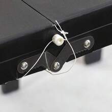 Plastic Folding Camping/Picnic Outdoor Table Chair Set - Black, Silver - View 3