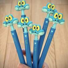1pc/2pcs/3pcs/4pcs/5pcs/10pcs Zootopia Themed Push-Button Ballpoint Pens, Student Stationery Featuring Character Gazelle - Gary - View 6
