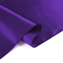 Purple Satin Table Runner 12x108 Inches Long, Silk-Like Smooth Table Decor For Wedding Birthday Party, 12 Pack - 紫色 - 查看 7