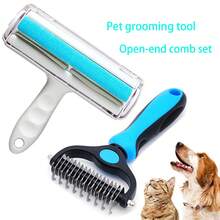 1pc Pet Cat Dog Hair Remover Brush For Clothing, Sofa, Car, Bed, Carpet - A - View 4