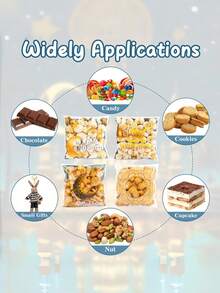 Eid Mubarak Candy Cookie Bag Plastic Gift Baking Packaging Bag Islamic Muslim Festival Party Supplies Ramadan Kareem - Multicolor - View 6