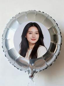 Customized Photo Balloons - Personalize Party Decorations With Your Own Photos, Suitable For Birthdays, Weddings, Graduations, Anniversaries - No Power Needed, Easy To Set Up - Perfect For Photos And Celebrations, Celebration Supplies, Holiday Design, Celebration Decor, Event Planning - Multicolor - View 5