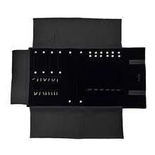 UnionPlus Velvet Travel Jewelry Case Roll Bag For Necklaces Brackets Earrings Rings, Black - BlackMulti - View 8