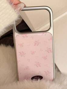 1个粉色玫瑰花银色边框防震保护手机壳，适用于 17/16/15/14/13/12/11/17 Pro Max/16 Plus/Air - 彩色 - 查看 4