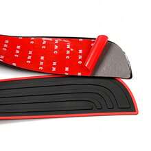 Car Rear Boot Bumper Sill Body Guard Protector Rubber Plate Trim Strip Cover UK. - A - View 2