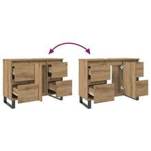 vidaXL Waschbeckenunterschrank Artisan-Eiche 80x33x60 Cm Holzwerkstoff - Giallo - Visualizzare 9