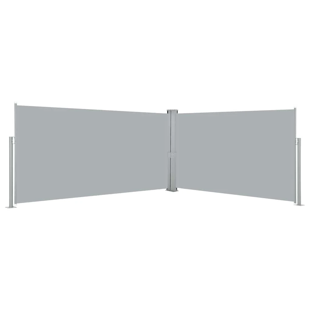 vidaXL Ausziehbare Seitenmarkise 160x600 Cm Grau - A - View 1
