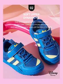 Disney 1 双米奇联名儿童运动鞋，适合日常穿着、节日、运动、户外活动，舒适、防滑、透气（男童运动鞋、男童滑板鞋、儿童运动鞋、女童运动鞋、女童滑板鞋） - 藍色 - 查看 4