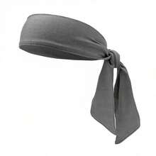 1条装网球发带速干透气排汗高弹力头带篮球软彩色打结吸汗带 - 多色 - 查看 9