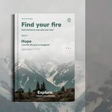 This Landscape-Themed Hardcover Notebook Is Made Of Thick Double-Sided Paper, With 160 Pages, A Compact Notebook Design, A Sturdy Cover And Bookmark Strap, Suitable For Daily Journals And Notes, School Supplies, Office Use, Back-To-School, High-End Cultural Creative Diaries, And Student Gifts. - A5 - View 11