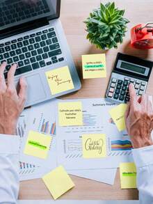 800 Sheets - 3 Inch X 3 Inch Yellow Sticky Notes, 8 Pads Total, Strong Adhesive, Easy To Peel Off Without Residue, Self-Stick Notes, Easily Stick To Home, Office And Notebooks! - Yellow - View 8