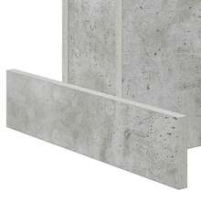 vidaXL Beistelltisch Beton Grau 44,5 x 45 x 55 cm Holzwerkstoff - Grau - Übersicht 9