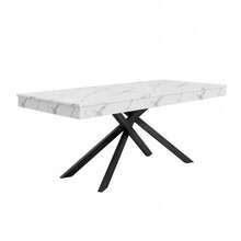 Dining Tables - White + MDF - View 11