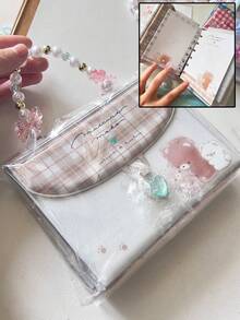 1 Bead Chain Sticker Collection Book, Cute Animal Print Stickers, Reusable Stickers, Gift Collection Album, Sticker Scrapbook (With Lock) - Single Piece - View 20