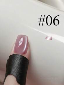 12毫升 冬春美甲 情人节冰透粉色缎面玻璃珠猫眼凝胶指甲油 2026 裸粉色玻璃珠猫眼美甲美白流行当季美甲用品 - 彩色 - 查看 10