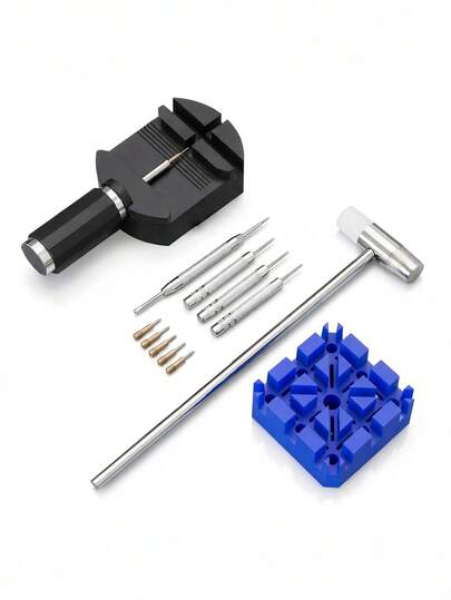 12pcs Watch Link Removal Tool Kit Universal Watch Band Tool Strap Chain Pin Remover Repair Tool Kit For Watch Band Strap Adjustment Watch Accessories,Watch Repair Tool Watch Link Band Slit Strap Bracelet Chain Pin Remover Adjuster Tool Kits For Professional Watchmaker,Suitable For Home & Professional Repair,Great Christmas Gifts,Mother's Day Gifts,Birthday Gifts