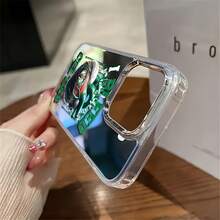 El corazón de los Celtics rebosa orgullo bostoniano. Esta elegante funda es compatible con Samsung, Apple, VIVO, OPPO, , Transsion, ,  y Honor. Fabricada en silicona TPU, ofrece protección contra golpes y caídas, además de una sensación superior. Es un regalo ideal para familiares, amigos y seres queridos, y la opción perfecta para San Valentín y Año Nuevo.Funda de teléfono con espejo - Plateado - Ver 4