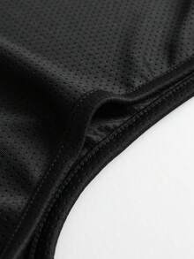 Áo tank top không tay dành cho nam tập luyện cơ bắp, thể hình, tập tạ, thể thao, phòng tập gym màu đen. - màu đen - Xem 4