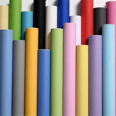 1 Roll Of Matte Solid Color Wallpaper, Self-Adhesive Removable Vinyl Wallpaper Waterproof Contact Paper That Is Peeled And Pasted, Suitable For Cabinet Countertops, Walls, Home Decoration, Countertops, And Desktops