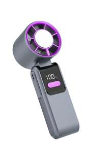 3-In-1 Portable Handheld Foldable Neck Fan With Built-In Type-C Charging Cable, Serves As Emergency Phone Charger, Convenient For Travel And Outdoor Use - Multicolor - View 17