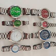 Orient Type Stainless Steel Social Quartz Watch - Unisex - Black - View 5