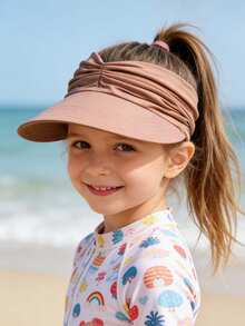 1pc Kids Unisex Sun Hat (Suitable For 3-8 Years Old) - UV Protection Breathable Sports Cap Suitable For Summer & Spring, Great For Beach, Golf, Tennis And Outdoor Activities (Multiple Colors Available) - Solid Color - View 14