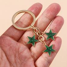 1 Cute Star Keychain, Suitable For Women's Bags, Backpacks, Car Key Decorations, Holiday Gifts, Gifts For Friends - 粉色 - 查看 8