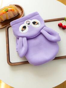 1pc Pet Clothes, Cute Rabbit Design Hoodie For Small Dogs & Cats, Easter Theme - Purple - Purple - View 5