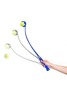 Dog Fetch Stick, Dog Training Tennis Ball Throwing Stick, Outdoor Tennis Training Throwing Stick, Pet Supplies Dog Toy Fetch Stick - Multicolor - View 3