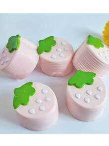 慢回弹草莓慕斯蛋糕挤压玩具，学生减压玩具 - 彩色 - 查看 5