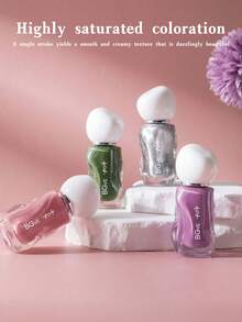 Water-Based Nail Polish - Quick-Drying, Long-Lasting Peel-Off Gel Nail Polish, Instantly Create Perfect Manicure. 40 Vibrant Summer Shades. Quick-Drying, Long-Lasting, Odorless Water-Based Formula, Easy To Remove. No-Heat Formula, Easy Application, No Residue Removal. Long-Lasting Color, Odorless Formula. - Multicolor - View 3