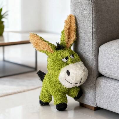 fgofoc 宠物毛绒互动发声玩具，适合所有品种的猫狗，既能安抚宠物又能带来娱乐的咀嚼玩具