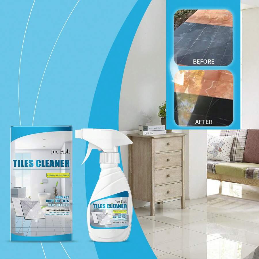 Limpiador De Azulejos Baño Azulejos Suelo De Azulejos Mármol Brillante Y Poderoso Limpiador De Suciedad