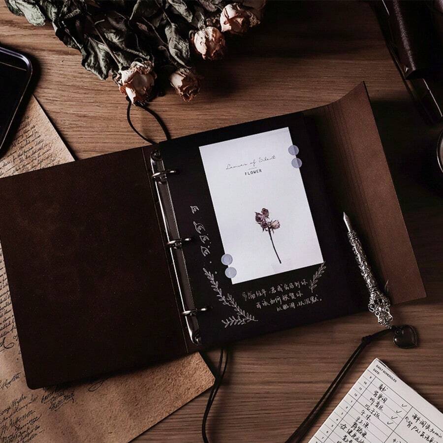 DIY Photo Album, Instant Photo Collection Scrapbook, Handmade Growth Memory Book, ID Photo Collection - A - View 1