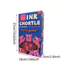 Don't Laugh Challenge Card Game | Party & Family Game For 2-5 Players, Includes 5 Pig Nose Props & 150 Cards, Funny Interactive Game To Strengthen Relationships - Multicolor - View 8