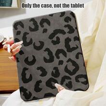 猎豹纹/豹纹图案 1 件装 720 度旋转支架翻盖桌面保护套，带笔槽，PU 皮革材质，具备自动休眠/唤醒功能 - 彩色 - 查看 1