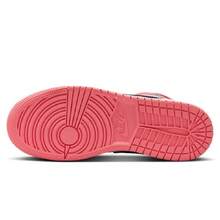 Big Kid's Jordan 1 Mid Pink Gaze/Black-White (DQ8423 602) - Pink - View 6