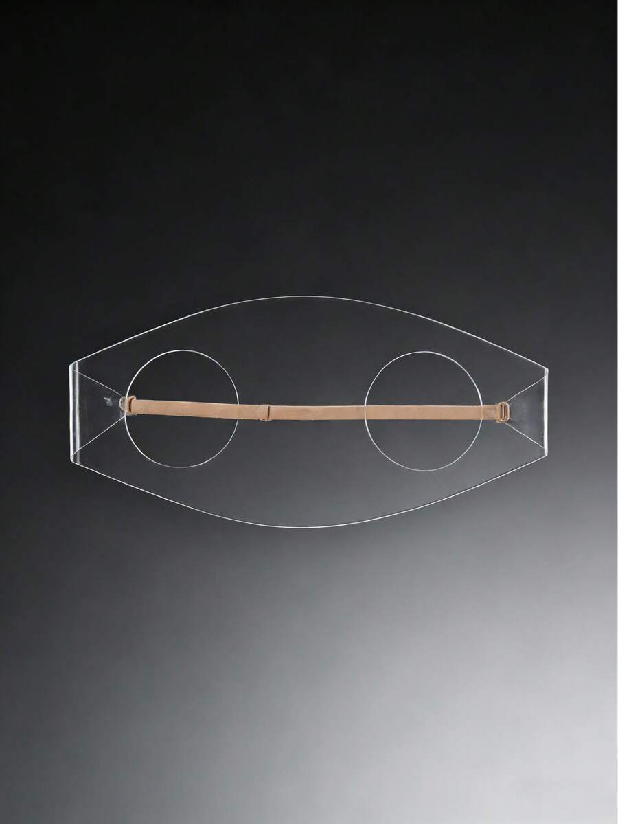 女士新奇透视镂空文胸，性感透视无钢圈抹胸舒适内衣 - 白色 - 查看 1