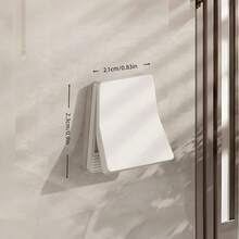 4个浴室毛巾夹，简约壁挂式洗面奶和牙膏收纳架，厨房抹布和手套整理架，时尚简约风格壁挂式橡胶手套挂钩，塑料材质 - 彩色 - 查看 12