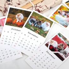 Personalized Calendar, Customized 2026 Photo Calendar, Can Customize 12 Photos, Customized Calendar Card, DIY 12-Month Phone Case Photo Calendar, Personalized Cards, Perfect Gift For Family/Friends, Customized Calendar Bookmarks, Unique Birthday, Anniversary, Holiday Customized Gift - Calendar Greeting Cards - View 4