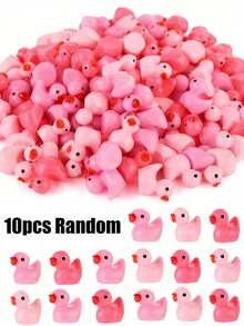 100/50/20/10/1 chiếc Vịt hồng mini bằng nhựa, thích hợp làm quà tặng Ngày Valentine, trang trí, đồ chơi, đồ thủ công DIY, trò đùa, quà tặng tiệc tùng, tượng động vật, trang trí bảng điều khiển ô tô, quà sinh nhật, đồ dùng tiệc tùng - A - Xem 9