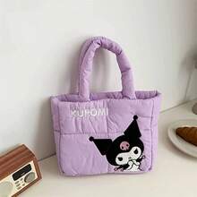 Bolso de hombro/bolso Sanrio Hello Kitty y Kuromi - Estilo dulce, material de poliéster, regalo perfecto para mujeres, cartera/monedero esencial de viaje bohemio, regalo de Navidad para mujeres - Multicolor - Ver 6