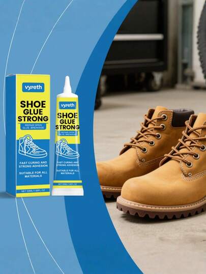 Shoe Glue, Gentle Care Adhesive For Invisible Daily Shoe Repair, Versatile Portable Shoe Sole Glue
