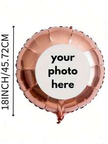Customized Photo Balloons - Personalize Party Decorations With Your Own Photos, Suitable For Birthdays, Weddings, Graduations, Anniversaries - No Power Needed, Easy To Set Up - Perfect For Photos And Celebrations, Celebration Supplies, Holiday Design, Celebration Decor, Event Planning - Multicolor - View 10