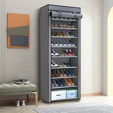 6-10 Tier Shoe Rack With Dust Cover, Space-Saving Shoe Cabinet, Multi-Layer Shoe Storage Organizer Suitable For Entryway, Bedroom, Closet And Dorm - Multicolor - View 5