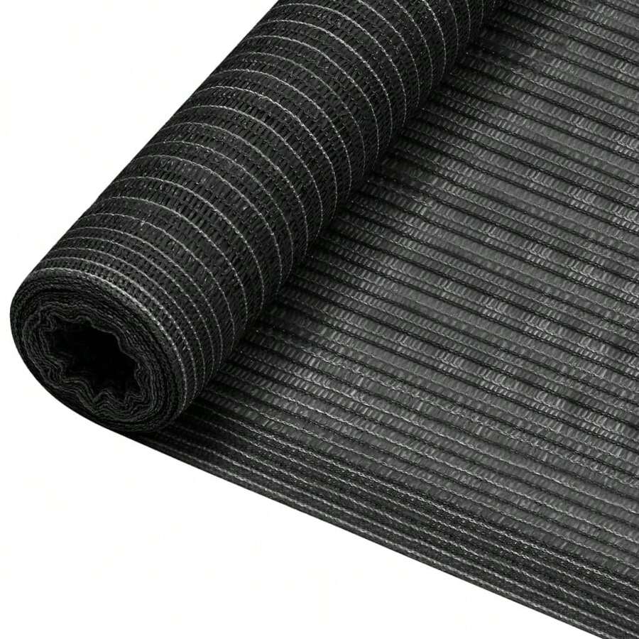 vidaXL Sichtschutzblende Anthrazit 1,2x10 M HDPE 150 G/M² - A - View 1
